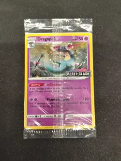 Pokemon Dragapult Sealed 091/192 - Rebel Clash - Sealed - Image 1