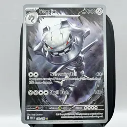 Steelix 150/132 Illustration Rare Mega Evolution Pokemon Card NM - Image 1