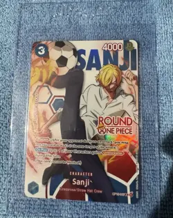 Round 1 Sanji English One Piece Promo OP15-047 - Image 1