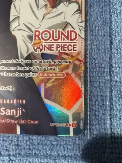 Round 1 Sanji English One Piece Promo OP15-047 - Image 3