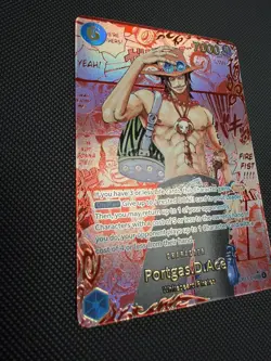 One Piece TCG OP13-119 Manga Art Red Portgas.D.Ace English - Image 2