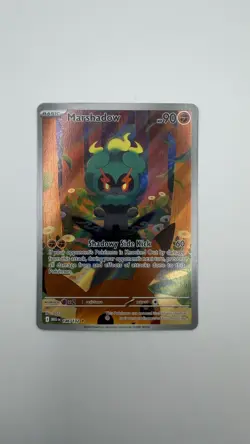 🔥Pokemon Marshadow 146/132 Me01: Mega Evolution Holo Illustration Rare NM+🔥 - Image 1