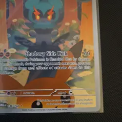 Pokemon Marshadow 146/132 Mega Evolution Holo Illustration Rare NM - Image 4