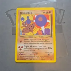 Pokemon - Hitmontop 22/75 Rare Neo Discovery Pokemon Unlimited MP - Image 1