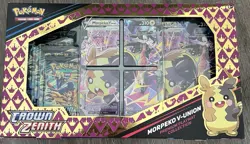 Pokemon TCG: Crown Zenith Premium Playmat Collection Box - Morpeko V-Union 820650851810 - Image 1