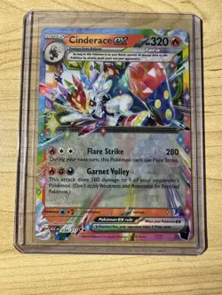 Cinderace ex 038/217 ME: Ascended Heroes Pokemon Card NM - Image 1