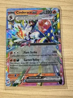 Cinderace ex 038/217 ME: Ascended Heroes Pokemon Card NM - Image 3