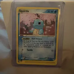 Pokemon TCG Squirtle EX Team Magma vs Team Aqua 46/95 Common LP - Image 1