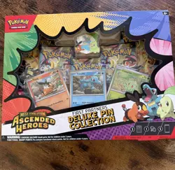 Pokemon TCG Mega Evolution Ascended Heroes First Partners Deluxe Pin Collection - Image 1