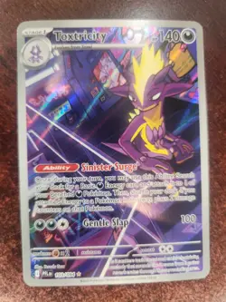 Toxtricity Phantasmal Flames Full Art Holo Pokemon Card WOTC NM - Image 1
