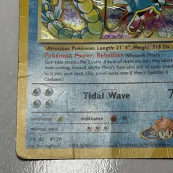 Pokemon Card Misty's Gyarados 13/132 Gym Challenge Holo Rare HP DAMAGED 2000 - Image 5
