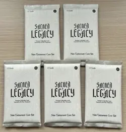 Sacred Legacy New Testament Core Set Pack Lot of 5 (12 Cards Each) - Image 1