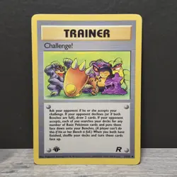 Challenge! 74/82 - Team Rocket 1st Edition - Pokemon Card TCG, NM - Image 1