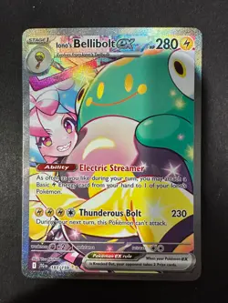 Pokemon Card - Iono's Bellibolt ex 183/159 Alt Art - Journey Together - Image 1