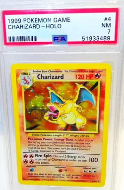 ✨EXCELLENT✨PSA Charizard 4/102 - 1999 Pokemon Base Set Card Holo Rare Mint - Image 1