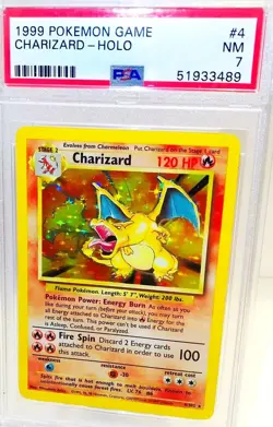 ✨EXCELLENT✨PSA Charizard 4/102 - 1999 Pokemon Base Set Card Holo Rare Mint - Image 2