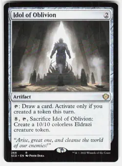 Idol of Oblivion 268 Rare Starter Commander Decks Magic: The Gathering LP - Image 2