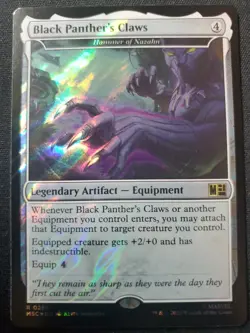 Black Panther's Claws - Hammer of Nazahn (Surge Foil) Commander: Marvel - Image 1