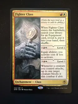 Fighter Class - 222 - Adventures in the Forgotten Realms (AFR) - NM - Image 1