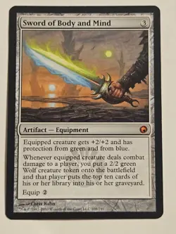 MTG - Sword of Body and Mind - Scars of Mirrodin - LP - Image 1