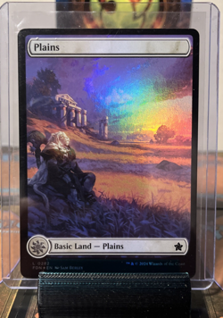 Plains (0282) Foundations Foil Full Art MTG - Image 1