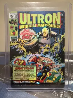 Ultron, Artificial Malevolence (Borderless) (0401) Marvel Super Heroes Foil - Image 1