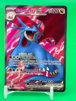 Pokemon Salamence ex 177/159 Journey Together Ultra Rare NM - Image 1