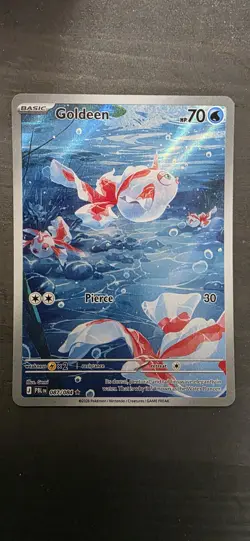 Goldeen 87/084 Pitch Black Full Art Illustration Rare, NM - Image 1