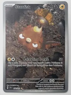 Stunfisk 202/191 Illustration Rare Surging Sparks Pokemon Holo Near Mint - Image 1
