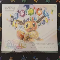 Prismatic Evolutions Pokemon Center Elite Trainer Box ETB Brand New Sealed - Image 2