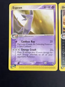 Pokemon EX Sandstorm Espeon 16/100 And Umbreon 24/100 NM - Image 2