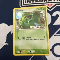 Treecko Reverse Holo Rare 70/106 Pokemon TCG:EX Emerald STAMPED Pokemon-LP - Image 1