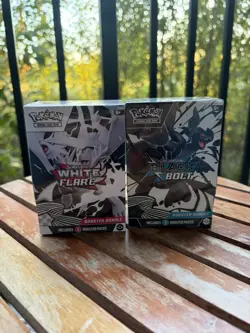 Pokemon TCG Scarlet & Violet White Flare + Black Bolt Booster Bundle 2-Pack Lot - Image 1