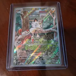 Pokemon TCG Phantasmal Flames Meowth #106/094 Illustration Rare NM CONDITION - Image 2