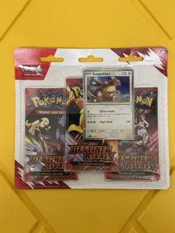 Pokemon TCG - S&V: Destined Rivals - 3-Pack Blister - Kangaskhan - Image 3