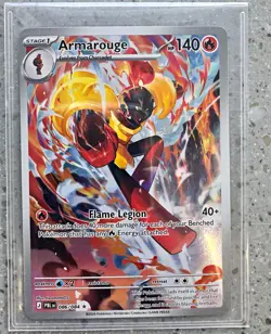 Armarouge Illustration Rare Holo 086/084 Paldean Fates Pokemon TCG English - Image 1