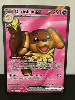 Dachsbun ex 160/142 Ultra Rare Pokemon Stellar Crown Full Art - Image 1