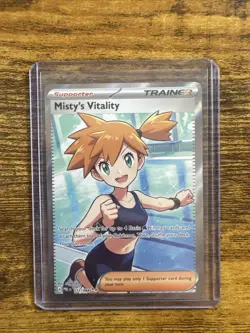 Misty's Vitality 111/084 Battle Partners Full Art Holo Secret Rare English - Image 1