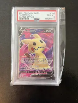 Pokemon SWSH Battle Styles Mimikyu FA 2021 PSA 10 - Image 1