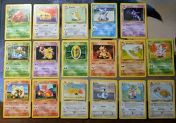 Pokemon Base Set 2 Partial Set Alakazam Blastoise Chansey Clefairy Clefable - Image 5