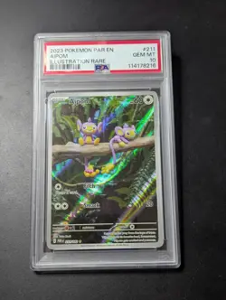 Aipom 211/182 - Paradox Rift Illustration Rare (PSA 10) - Pokemon TCG - Image 1