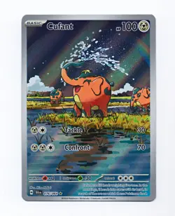 Pokemon Cufant 076/064 SV: Shrouded Fable Illustration Rare ENG Near Mint - Image 1