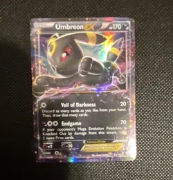 Pokemon TCG Umbreon EX 55/124 Fates Collide Holo Ultra Rare LP close NM - Image 1