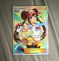 Pokemon TCG Rosa Trainer Supporter Full Art Holo Cosmic Eclipse 236/236 - Image 1