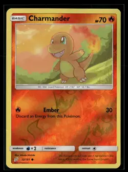 Pokemon TCG SM - Team Up #12/181 Charmander (12) Reverse Holo - Image 1