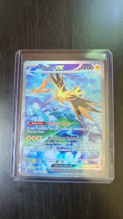 Zapdos ex 202/165 - Scarlet & Violet: 151 - Special Illustration Rare - NM - Image 1