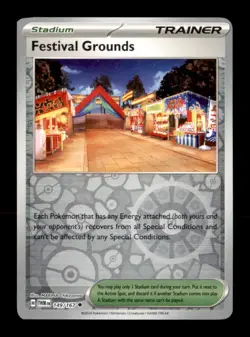 Festival Grounds 149/167 Uncommon Twilight Masquerade Pokemon Reverse Holo NM - Image 1