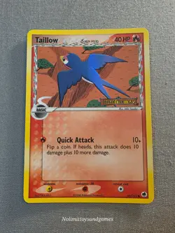 Pokemon Taillow Reverse Holo 66/101 Ex Dragon Frontiers Stamped Free Shipping - Image 1