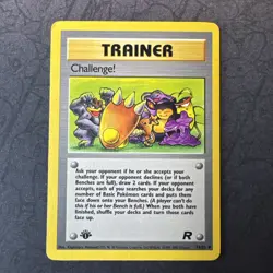 Challenge! 74/82 Team Rocket 1st Edition Pokemon - Image 1