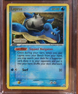 Lapras 8/92 Pokemon Reverse Holo Rare Ex Legend Maker CGC GRADED 8.5 NM/MINT+ - Image 1